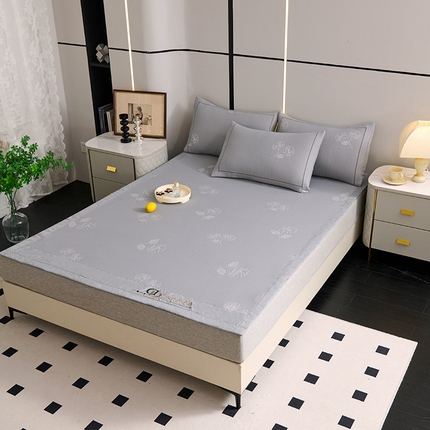 91家纺网 家纺一手货源 找家纺 （总）席之家 2025新款3D冰感豆豆宽边直角凉席