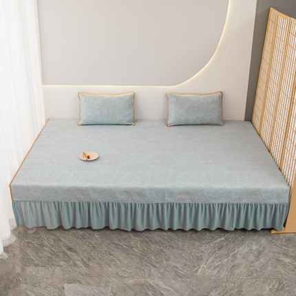 手艺人家纺 2025新款冰丝提花凉席炕盖榻榻米炕垫TL01-TL22 TL11