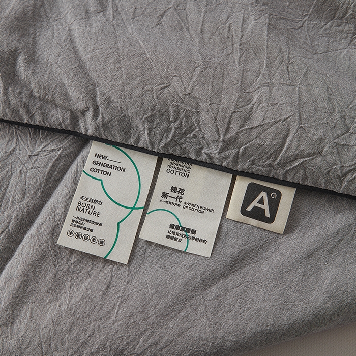 91家纺网 家纺一手货源 找家纺 熙宴家纺 2025新款纯色水洗棉新疆棉花夏被 石灰