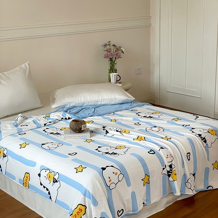 91家纺网 家纺一手货源 找家纺 （总）华超针织 2025新款锦氨凉感夏被夏凉被空调被