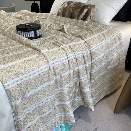 91家纺网 家纺一手货源 找家纺 （总）莱豫家纺 2025新款小冰皮夏凉被凉感丝夏被空调被