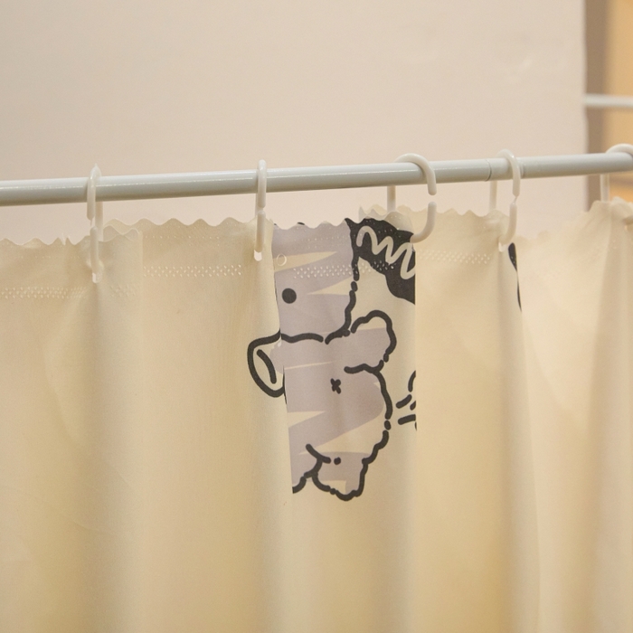 91家纺网 家纺一手货源 找家纺 冉美家纺  2025新款U型遮光方顶坐床蚊帐 帕帕狗-灰