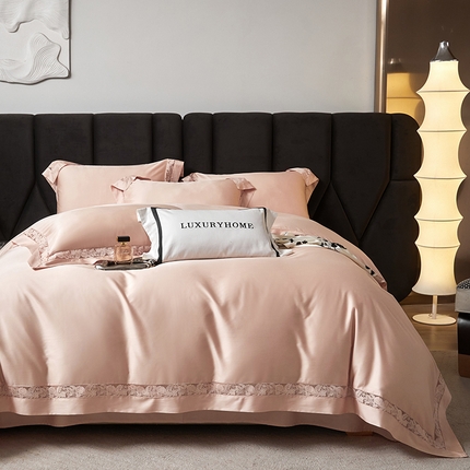 91家纺网 家纺一手货源 找家纺 （总）淼铭家纺 2025新款 春夏新款天丝棉四件套（A类）