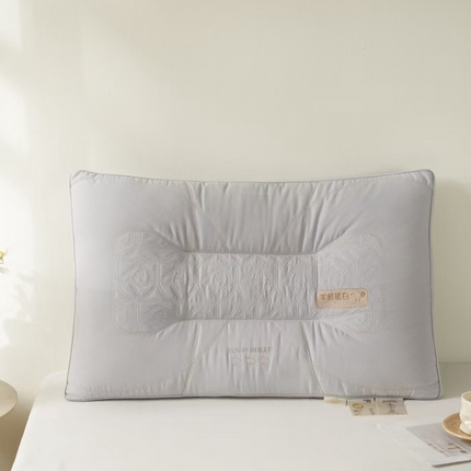 91家纺网 家纺一手货源 找家纺 （总）云熙枕业 2025爆款推荐羊绒蛋白羽丝护颈枕48×74