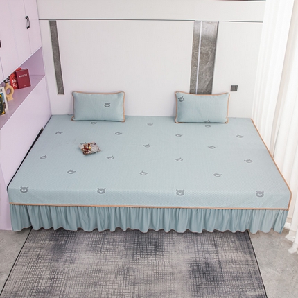 91家纺网 家纺一手货源 找家纺 （总）手艺人家纺 2025新款冰丝提花凉席炕盖榻榻米炕垫TL01-TL22