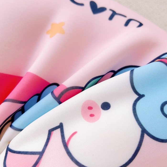 91家纺网 家纺一手货源 找家纺 2025新款卡通凉感丝亲肤枕 彩虹马50*30*4 