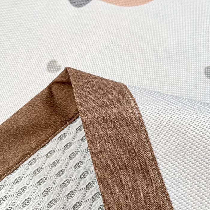 91家纺网 家纺一手货源 找家纺 迪乐妮 2025新款印花真冰藤冰凉席 爱心熊