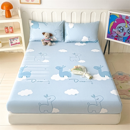 91家纺网 家纺一手货源 找家纺 （总）如约 2025新款全棉印花单床笠