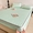 91家纺网 家纺一手货源 找家纺 2025新款加厚乳胶床笠款经典纯色夏被套件 方格-水绿