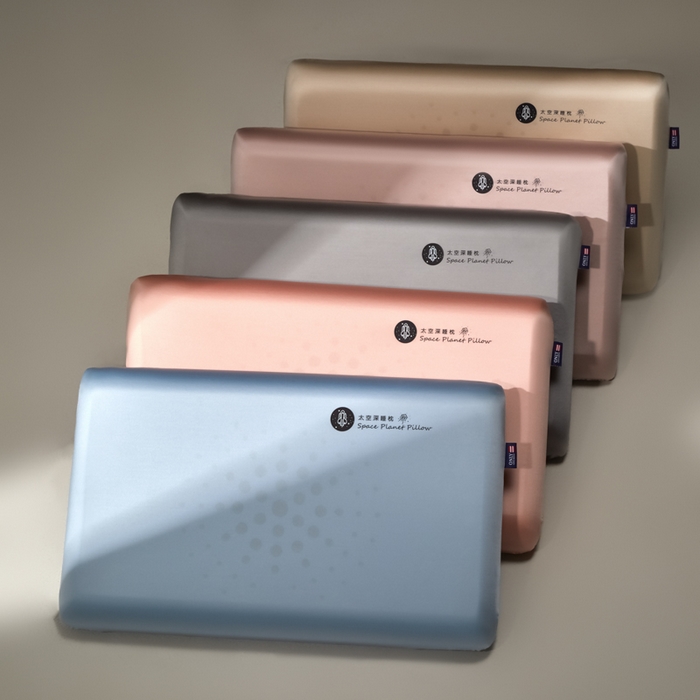91家纺网 家纺一手货源 找家纺 蔻眠2025新款礼盒装太空深睡记忆枕芯零压护颈枕头 礼盒装-蓝色42*70*6cm/只