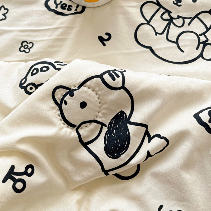 91家纺网 家纺一手货源 找家纺 富艺隆 2025新款水洗棉双层纱夏被 奶酪丸丸饼