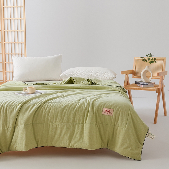 91家纺网 家纺一手货源 找家纺 （总）熙宴家纺 2025新款纯色水洗棉新疆棉花夏被