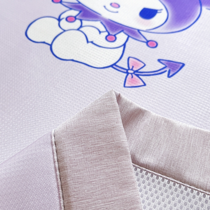 91家纺网 家纺一手货源 找家纺 博雅 2025新款三丽欧A类小版数码印花1200D冰丝凉席凉席席子 新紫色库洛米