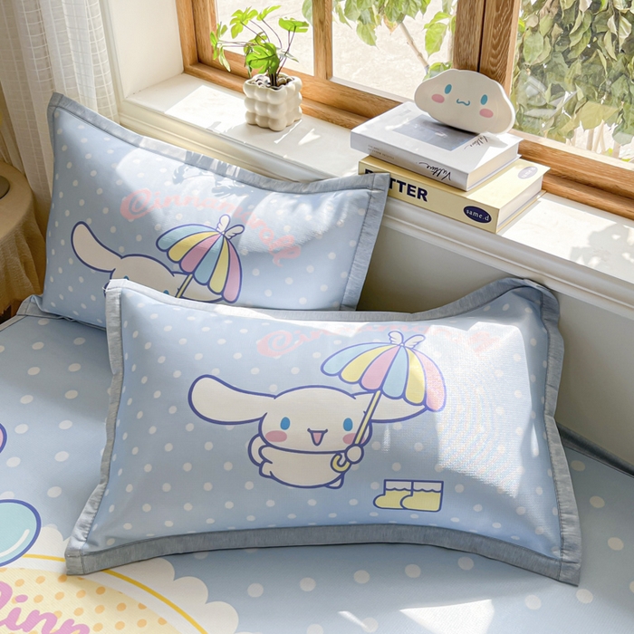 91家纺网 家纺一手货源 找家纺 （总）博雅 2025新款三丽欧A类大版数码印花1200D冰丝凉席凉席席子