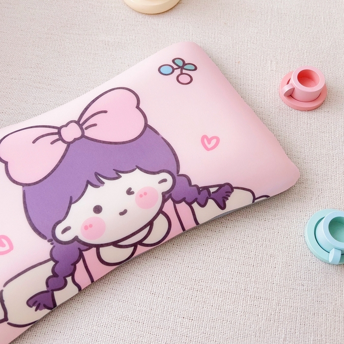 91家纺网 家纺一手货源 找家纺 2025新款卡通凉感丝亲肤枕 小仙女50*30*4 