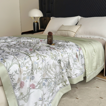 91家纺网 家纺一手货源 找家纺 （总）八方汇（一户被芯生活馆） 2025春夏新品华尔兹LF奥地利60s兰精天丝蚕丝抗菌夏被夏凉被空调被子丝滑凉爽