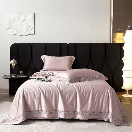 91家纺网 家纺一手货源 找家纺 （总）淼铭家纺 2025新款 天丝棉夏被四件套（A类）