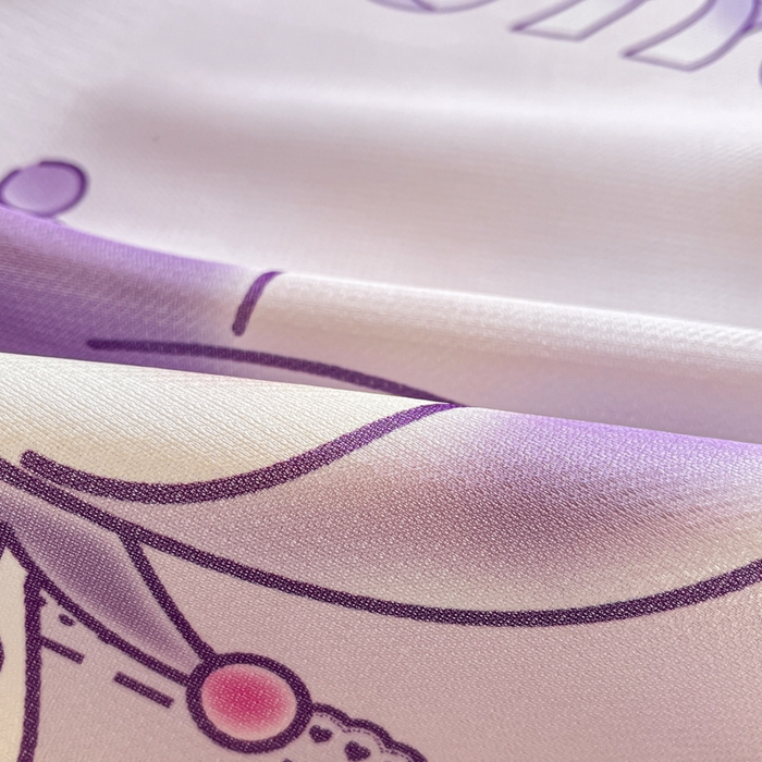 91家纺网 家纺一手货源 找家纺 博雅 2025新款三丽欧A类大版数码印花1200D冰丝凉席凉席席子 气球库洛米