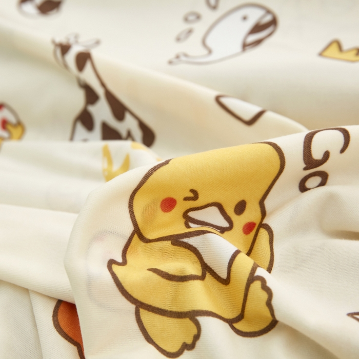 91家纺网 家纺一手货源 找家纺 丝涟家居 2025新款婴儿裸睡级凉感针织毯幼儿园夏被儿童夏被毯子 动物乐园