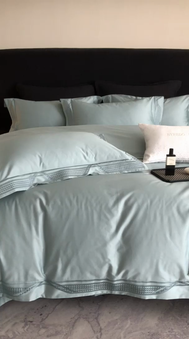 91家纺网 家纺一手货源 找家纺 （总）馨蕊家居 2025春夏新品100s高奢典藏简约全棉系列