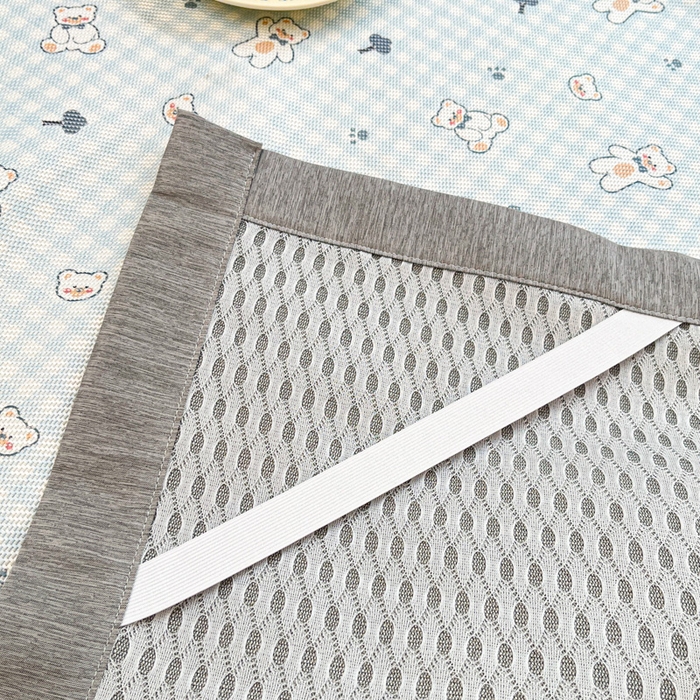 91家纺网 家纺一手货源 找家纺 迪乐妮 2025新款印花真冰藤冰凉席 baby熊