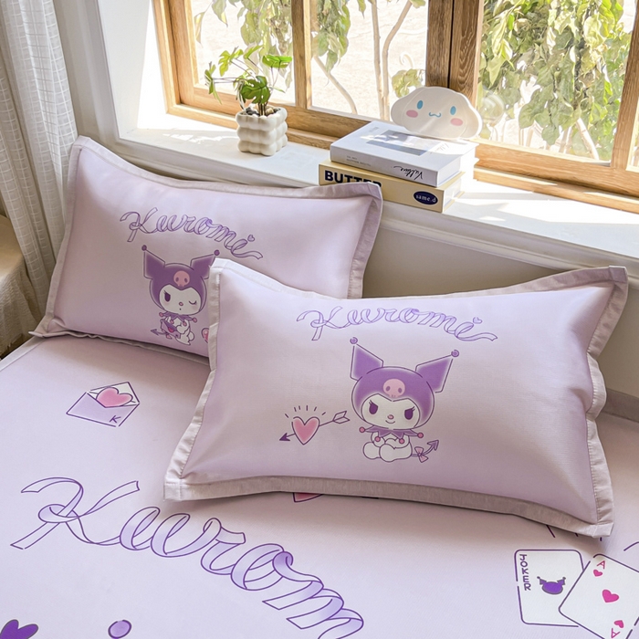 91家纺网 家纺一手货源 找家纺 博雅 2025新款三丽欧A类大版数码印花1200D冰丝凉席凉席席子 气球库洛米