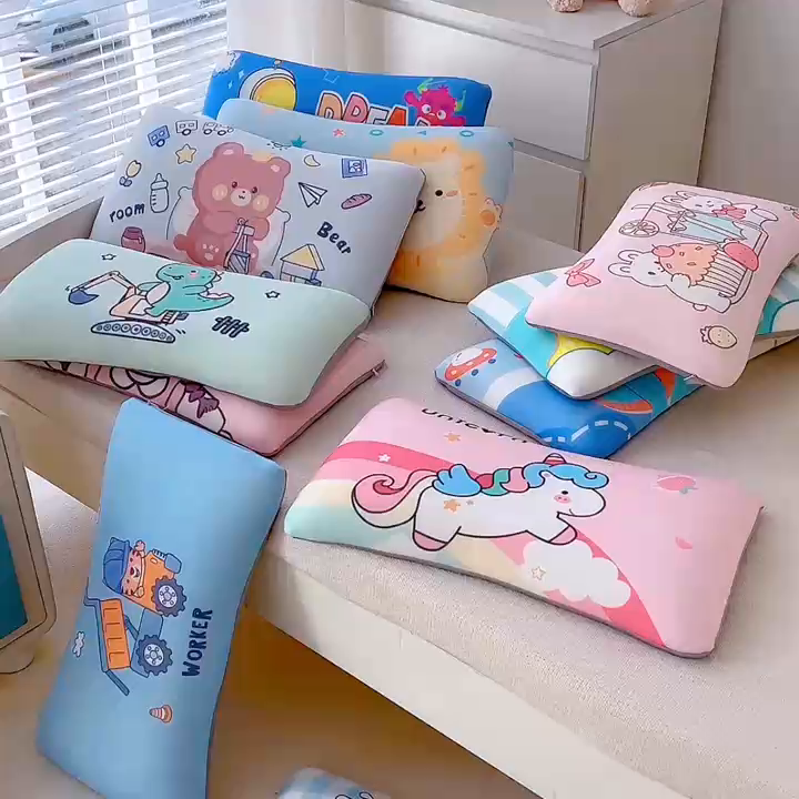 91家纺网 家纺一手货源 找家纺 2025新款卡通凉感丝亲肤枕 礼物熊50*30*4 