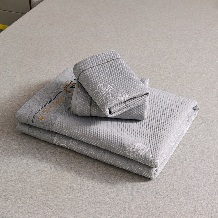 91家纺网 家纺一手货源 找家纺 （总）席之家 2025新款3D冰感豆豆宽边直角凉席