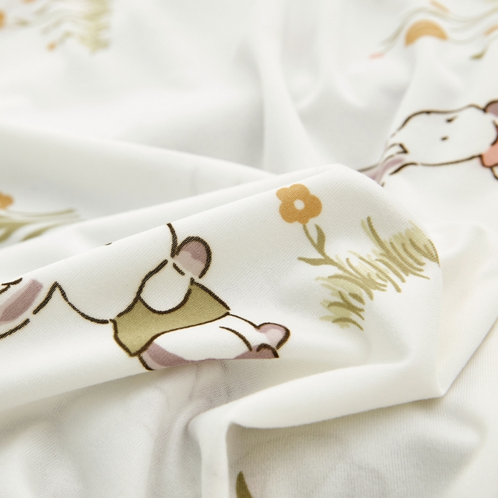 91家纺网 家纺一手货源 找家纺 丝涟家居 2025新款婴儿裸睡级凉感针织毯幼儿园夏被儿童夏被毯子 田园兔