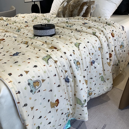 91家纺网 家纺一手货源 找家纺 （总）莱豫家纺 2025新款小冰皮夏凉被凉感丝夏被空调被