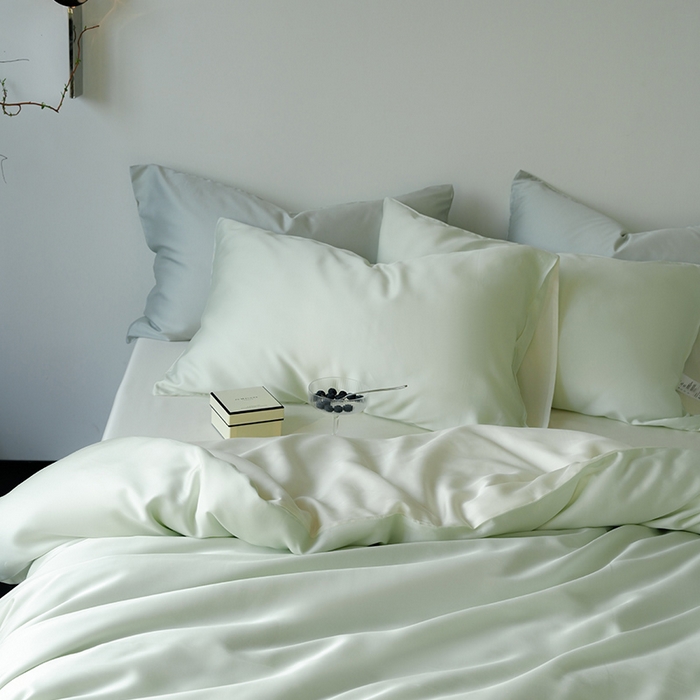 91家纺网 家纺一手货源 找家纺 （总）简纯主义 2025新款60s兰精天丝纯色四件套