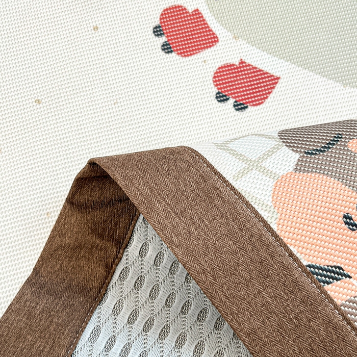 91家纺网 家纺一手货源 找家纺 迪乐妮 2025新款印花真冰藤冰凉席 腊肠狗