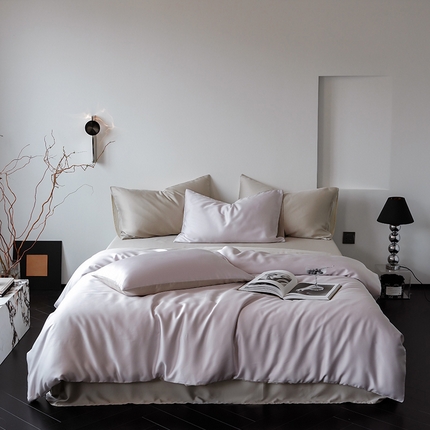 91家纺网 家纺一手货源 找家纺 （总）简纯主义 2025新款60s兰精天丝纯色四件套