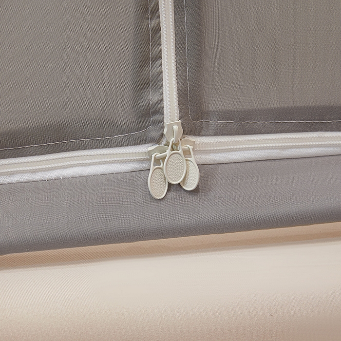 91家纺网 家纺一手货源 找家纺 冉美家纺  2025新款T+U门坐床蚊帐 夏茵-简灰