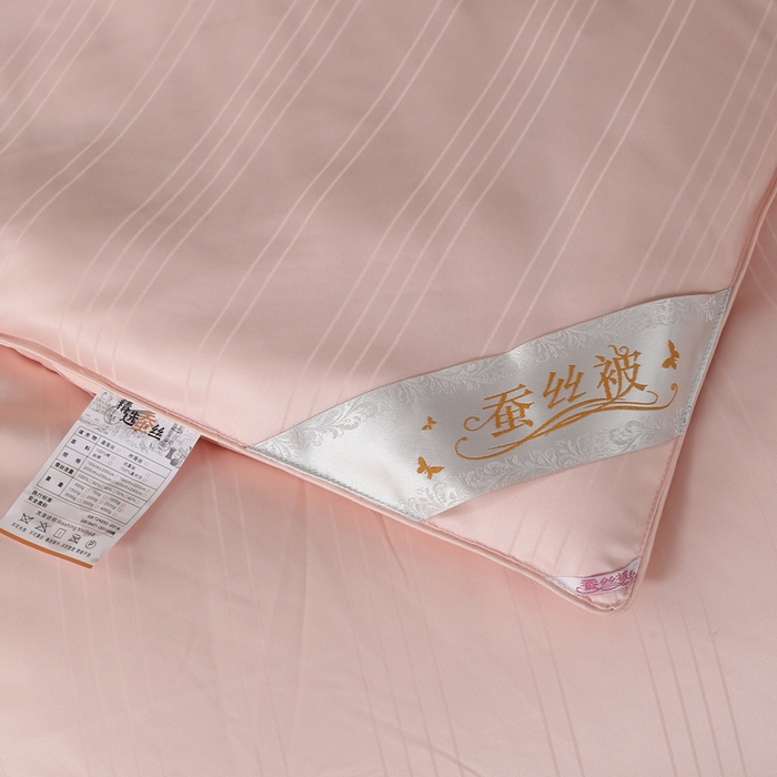 91家纺网 家纺一手货源 找家纺 （总）2025新款全棉缎条贡缎提花被子被芯夏凉被春秋被冬被二合一子母被