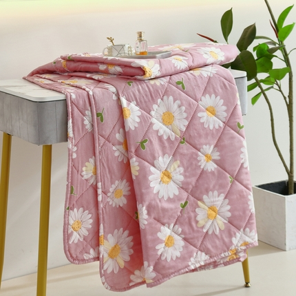 富艺隆 超声波钻石绒夏被 小雏菊