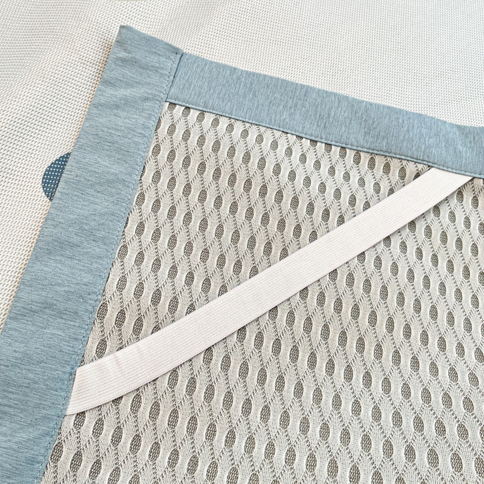 91家纺网 家纺一手货源 找家纺 迪乐妮 2025新款印花真冰藤冰凉席 蓝天白云