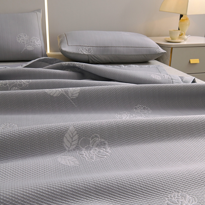 91家纺网 家纺一手货源 找家纺 （总）席之家 2025新款3D冰感豆豆宽边直角凉席