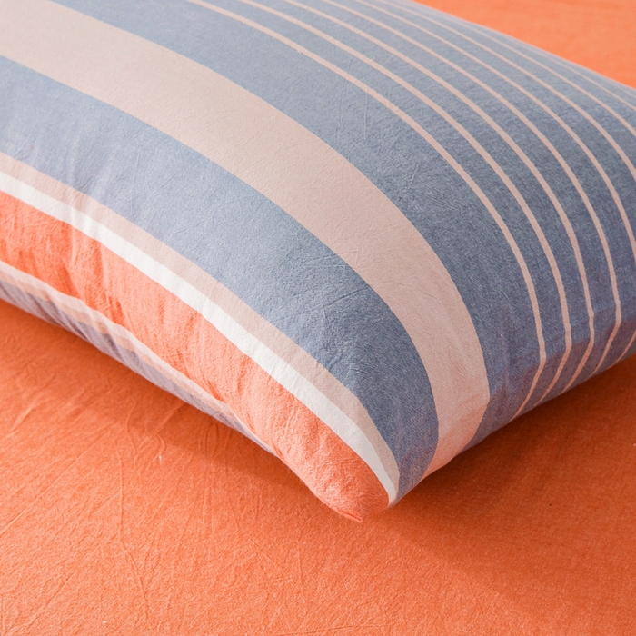 91家纺网 家纺一手货源 找家纺 鑫棉坊 2025新款全棉色织水洗棉A类棉花夏被可机洗空调被四件套床单枕套 妮可