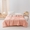 91家纺网 家纺一手货源 找家纺 熙宴家纺 2025新款纯色水洗棉新疆棉花夏被 粉玉