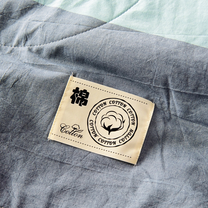 91家纺网 家纺一手货源 找家纺 鑫棉坊 2025新款全棉色织水洗棉A类棉花夏被可机洗空调被四件套床单枕套 曼达拉