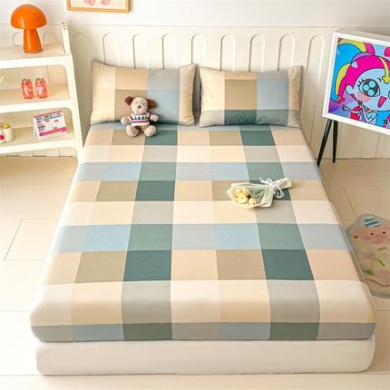 91家纺网 家纺一手货源 找家纺 （总）如约 2025新款全棉印花单床笠