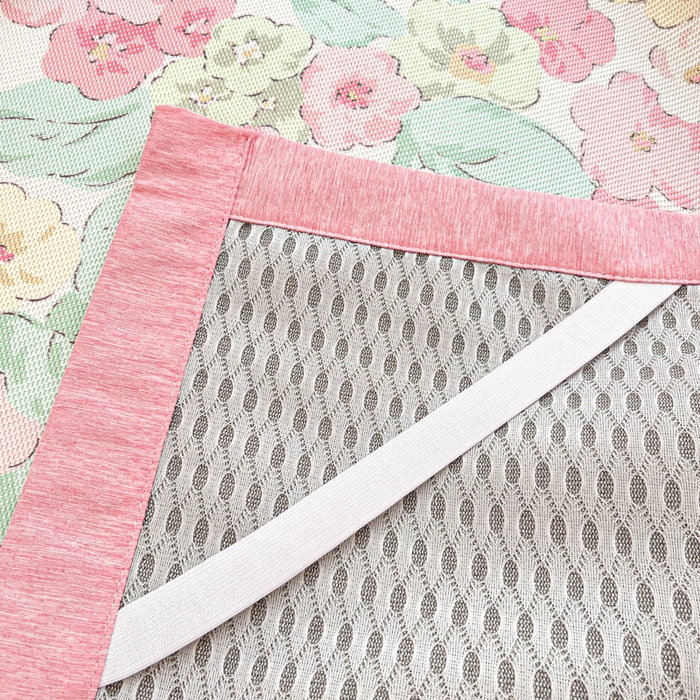 91家纺网 家纺一手货源 找家纺 迪乐妮 2025新款印花真冰藤冰凉席 繁花