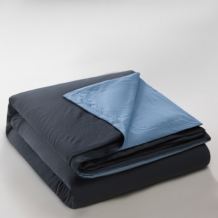 闲鱼家纺 2025新款某朵同款深睡Pro夏被 自在眠  自然醒 深灰+普鲁士蓝