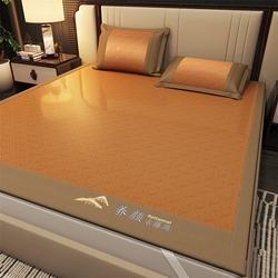 91家纺网 家纺一手货源 找家纺 （总）宜派家纺 2026新款全包双面两用藤席凉席冰丝席三件套竹席席藤席草席凉感席空调席PE席学生宿舍,养颜古藤席-格纹,养颜古藤席-红棕,养颜古藤席-姜黄,养颜古藤席-水绿,养颜古藤席-银灰