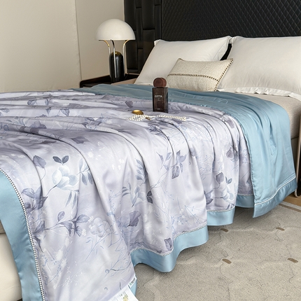 八方汇（一户被芯生活馆） 2025春夏新品华尔兹LF奥地利60s兰精天丝蚕丝抗菌夏被夏凉被空调被子丝滑凉爽 邂逅