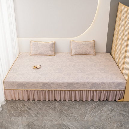 手艺人家纺 2025新款冰丝提花凉席炕盖榻榻米炕垫TL01-TL22 TL10