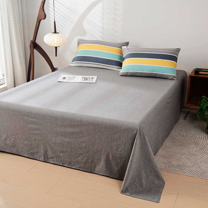 91家纺网 家纺一手货源 找家纺 鑫棉坊 2025新款全棉色织水洗棉A类棉花夏被可机洗空调被四件套床单枕套 洛克