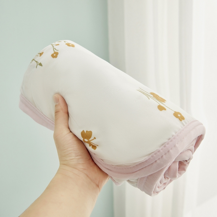 91家纺网 家纺一手货源 找家纺 丝涟家居 2025新款婴儿裸睡级凉感针织毯幼儿园夏被儿童夏被毯子 田园兔