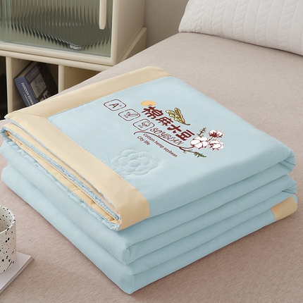 91家纺网 家纺一手货源 找家纺 （总）薇玛仕2025新款水洗棉麻大豆夏被系列